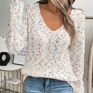 Colorful Knit Sweater